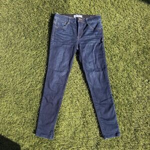 Wit & Wisdom Skinny Jeans Womens Size 0 28x26 Dark Indigo Blue Stretch Denim